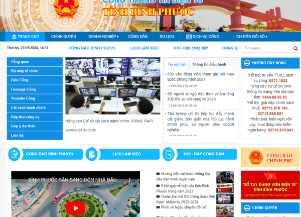 eGov Portal - UBND Bình Phước