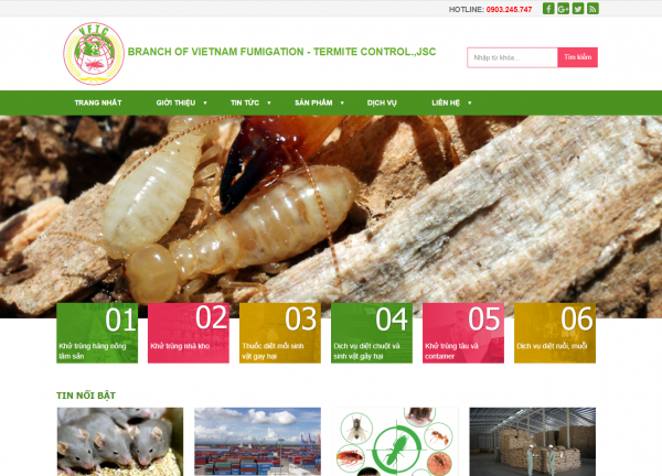 Web Shop - Khử trùng chống mối