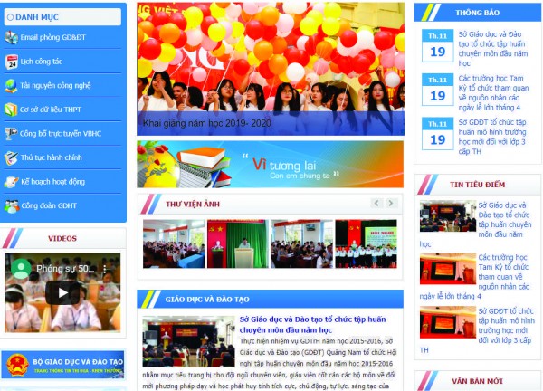 Web trường học - Edu 25