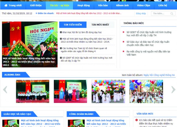 Web trường học - Edu 29