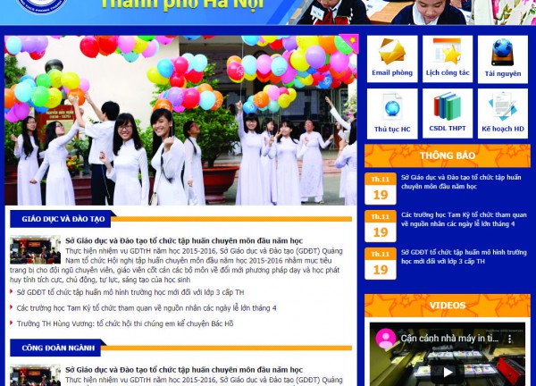 Web trường học - Edu 32