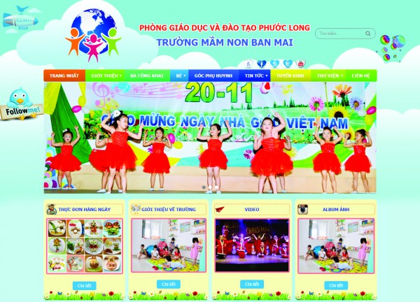 Web trường học - Edu 35 MN
