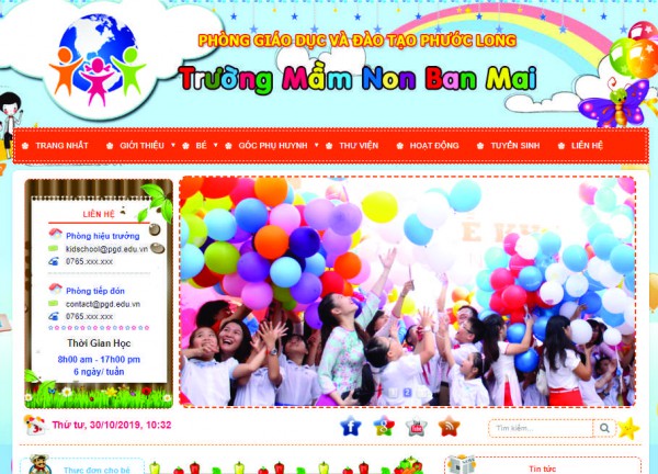 Web trường học - Edu 30 MN