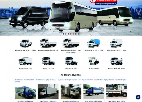 Web công ty - Hyundai Đông Nam