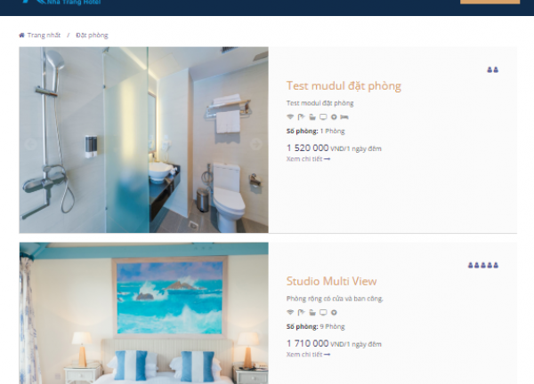 Module đặt phòng