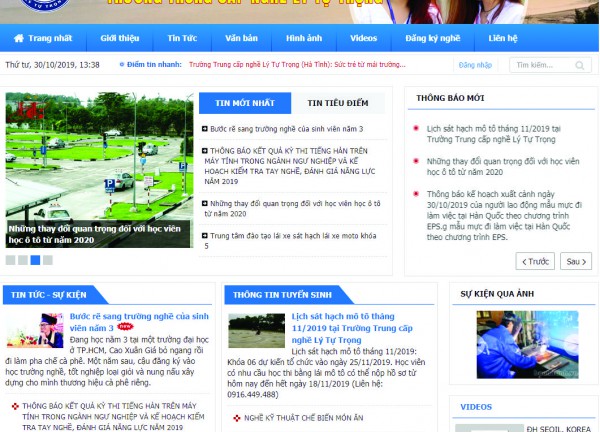 Web trường học - TCN