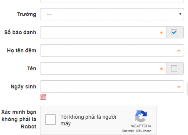 Phần mềm tra cứu điểm