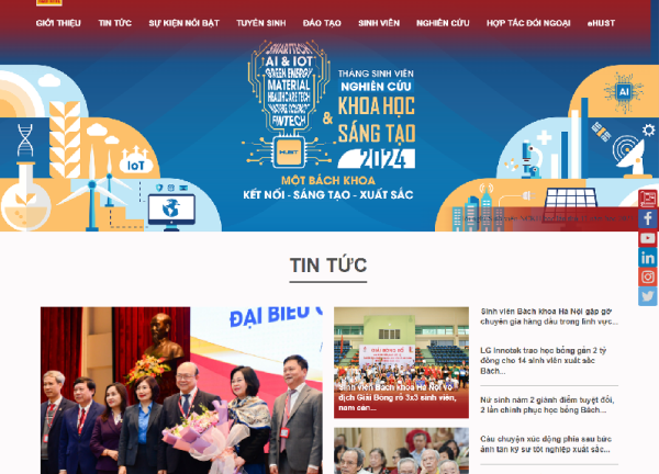 Cổng thông tin ĐH Bách Khoa